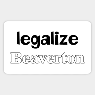 beaverton crimes Sticker